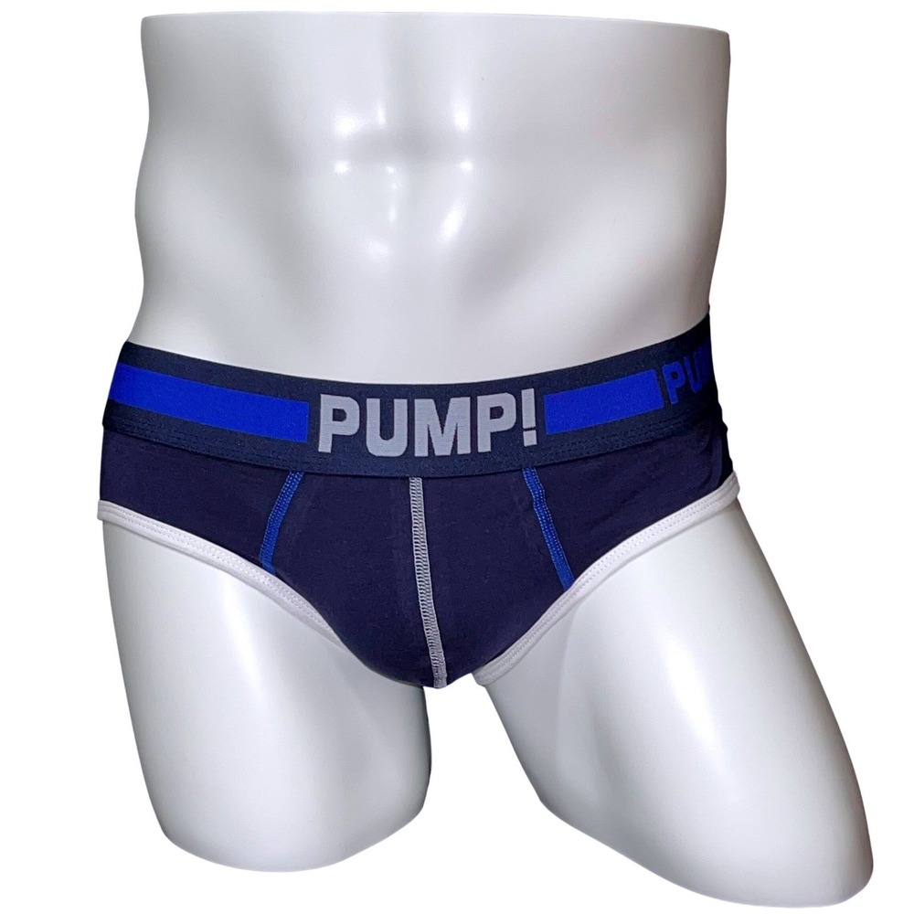 PUMP! Classic Cotton Briefs Blue Size XXL (34-36) NWT